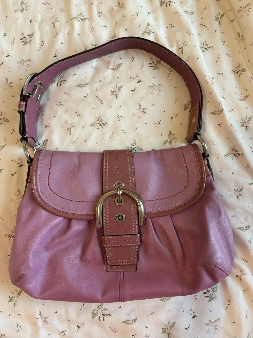 Coach Pink Purple Soho Style No. F15204